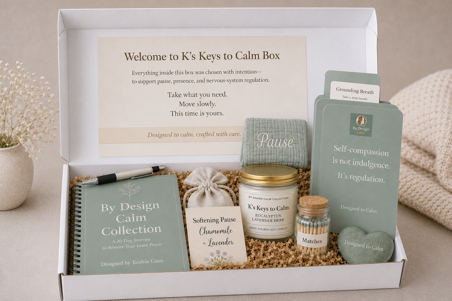 Calm Box-Designed for Your Intentional Calm