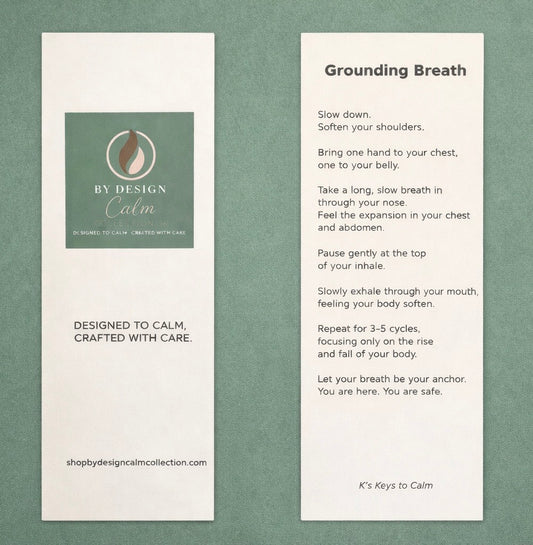 Self-Compassion Bookmark – Grounding Practice
