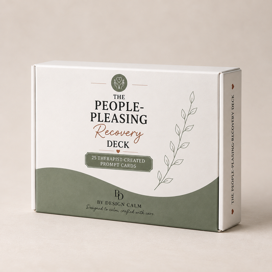 By Design Calm Collection People-Pleasing Recovery Deck in retail packaging