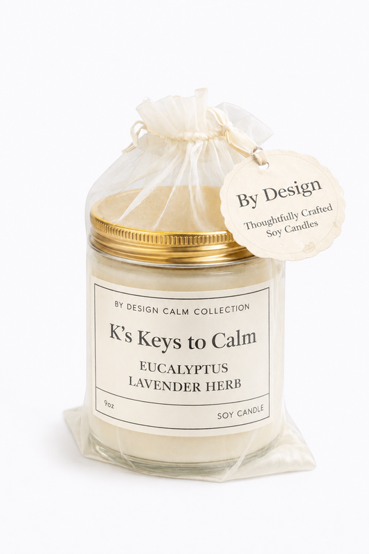 Calm Candle-Eucalyptus Lavender Herb (9oz)