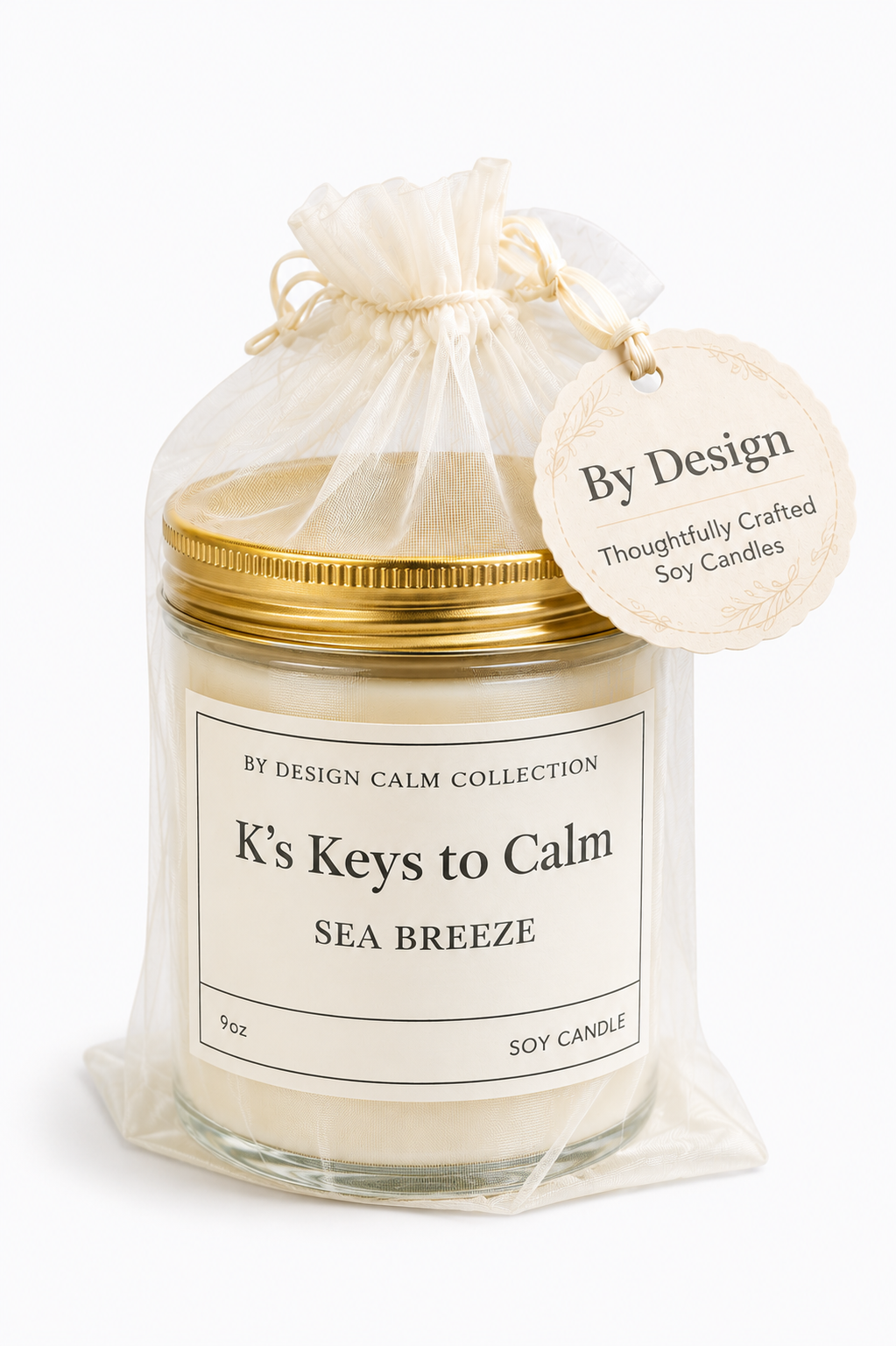 Calm Candle-Sea Breeze (9oz)