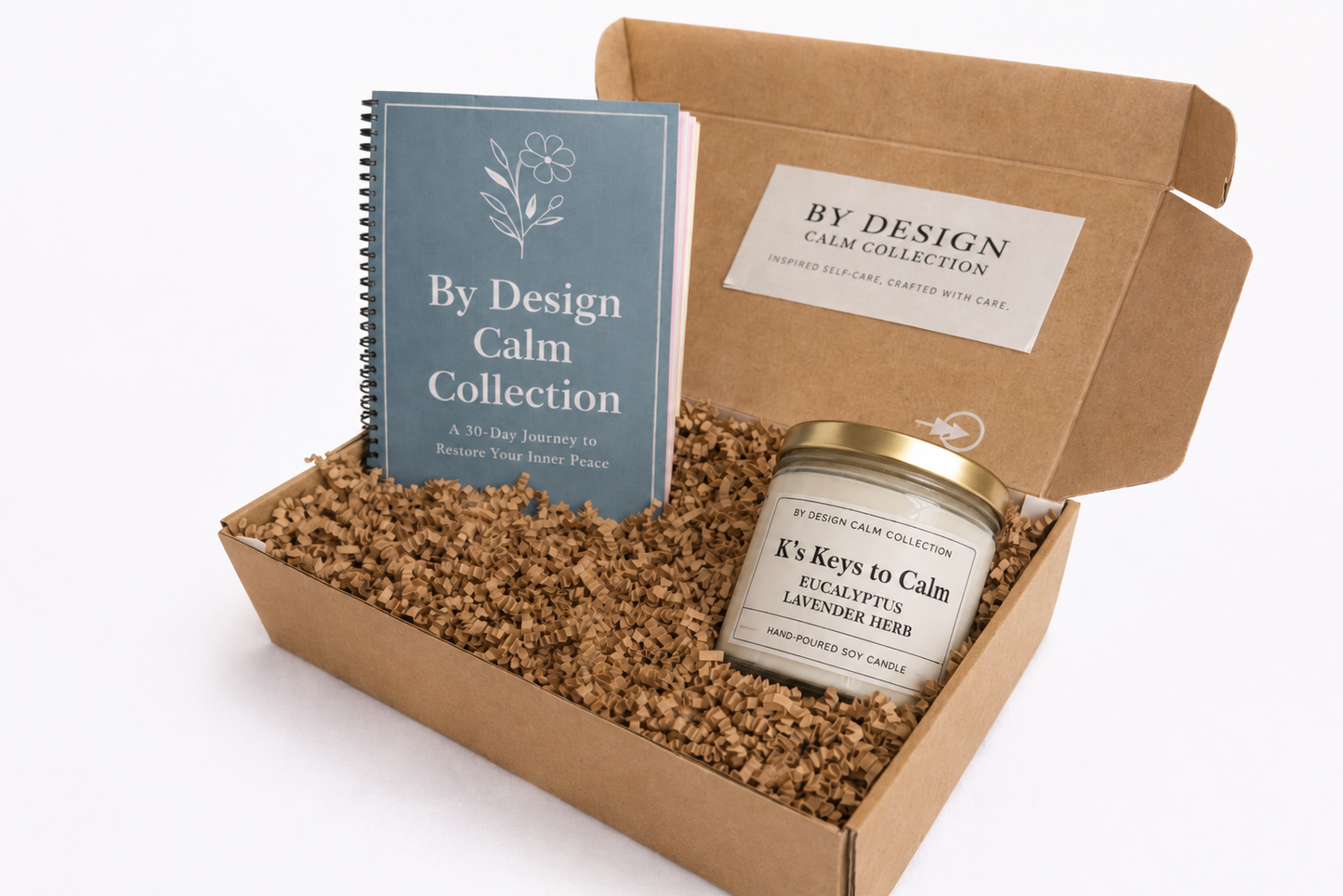 Calm Candle & Journal Bundle