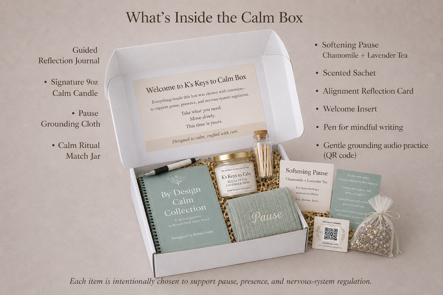 Calm Box-Designed for Your Intentional Calm