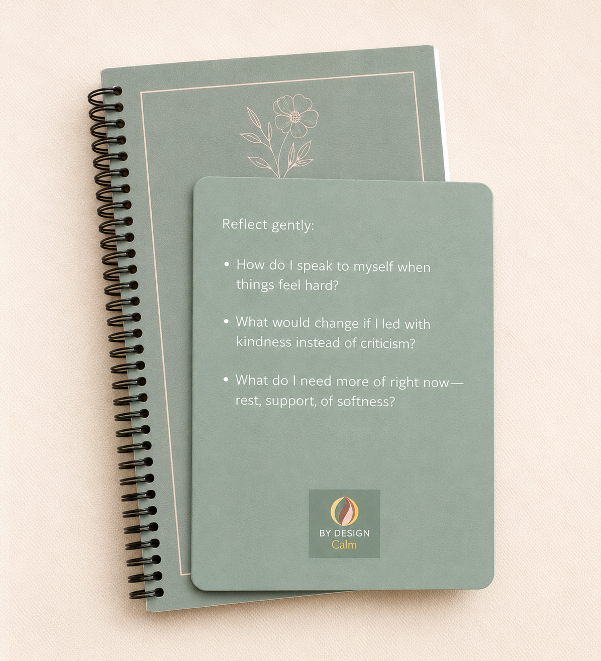 Self-Compassion Reflection Card (5×7)