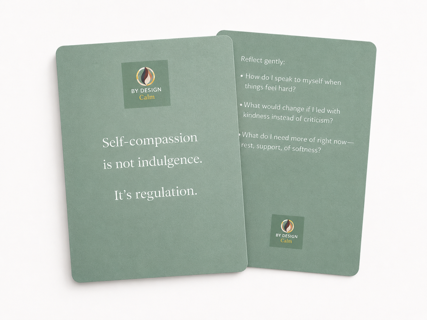Self-Compassion Reflection Card (5×7)