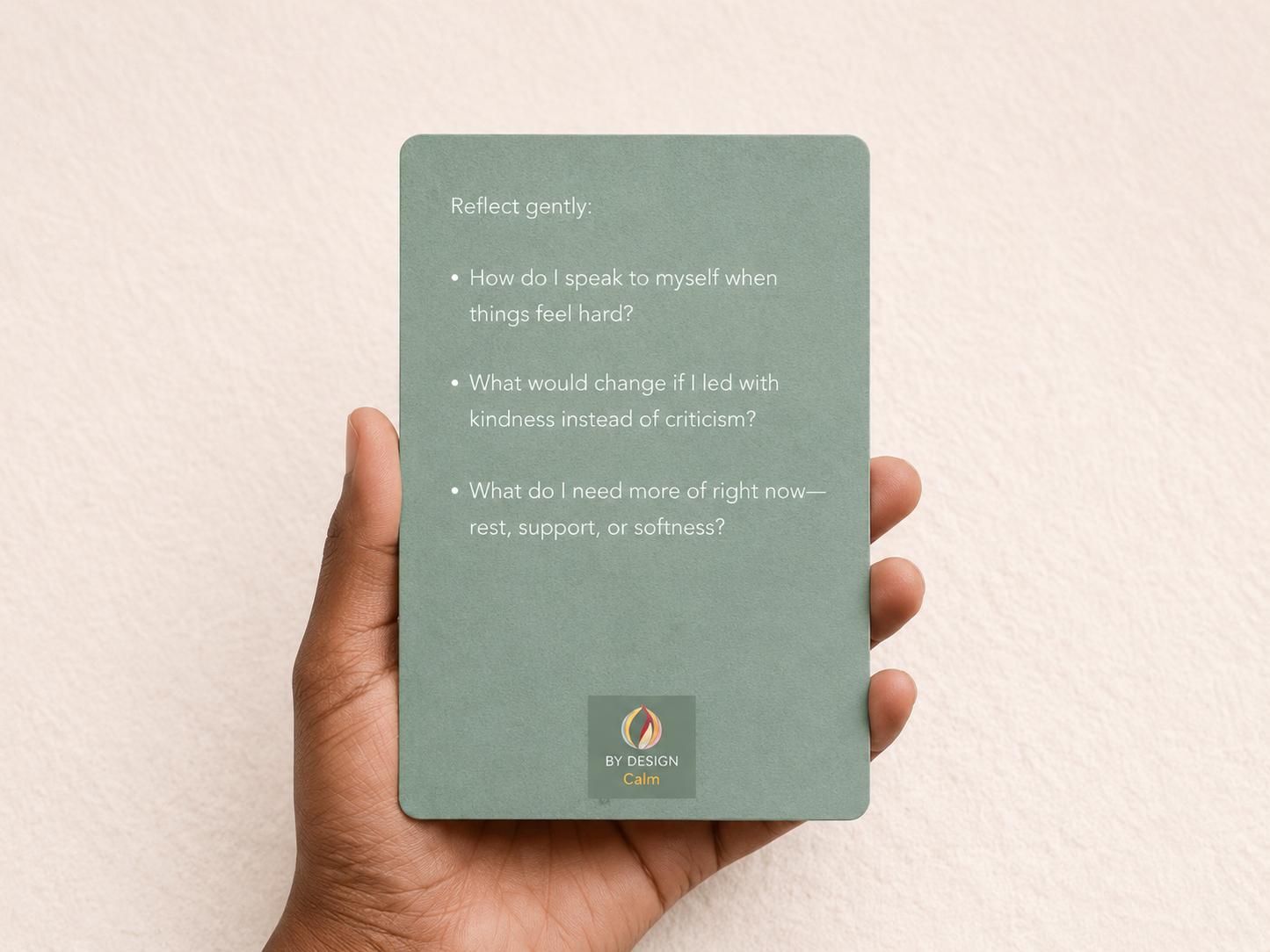 Self-Compassion Reflection Card (5×7)