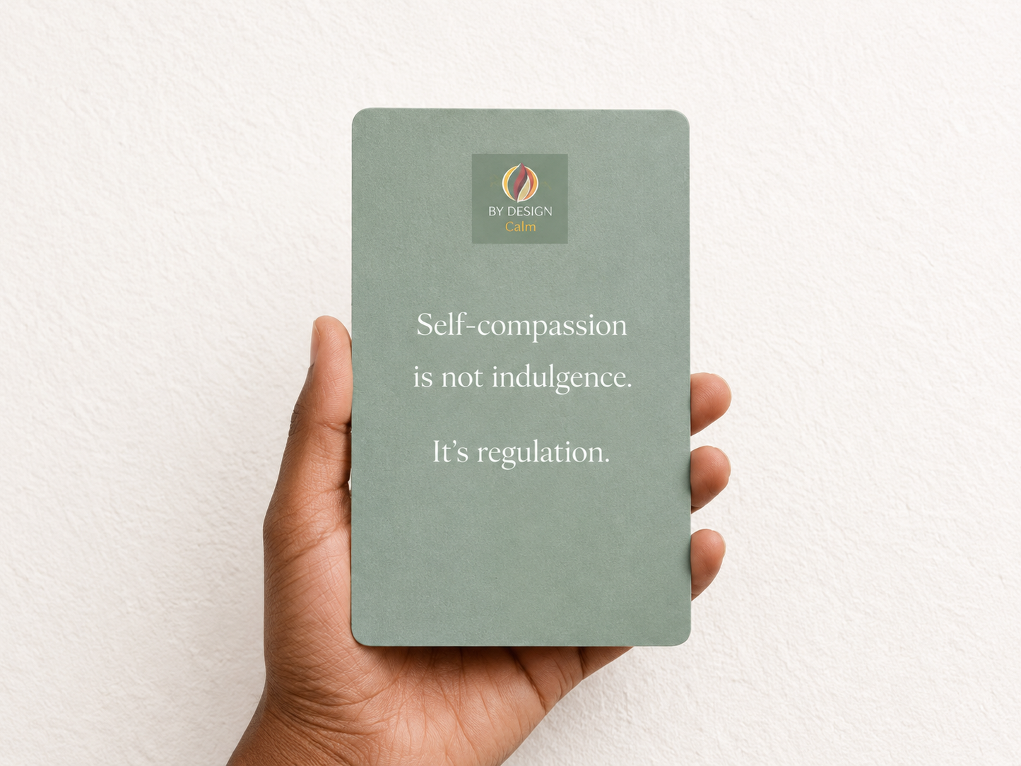 Self-Compassion Reflection Card (5×7)