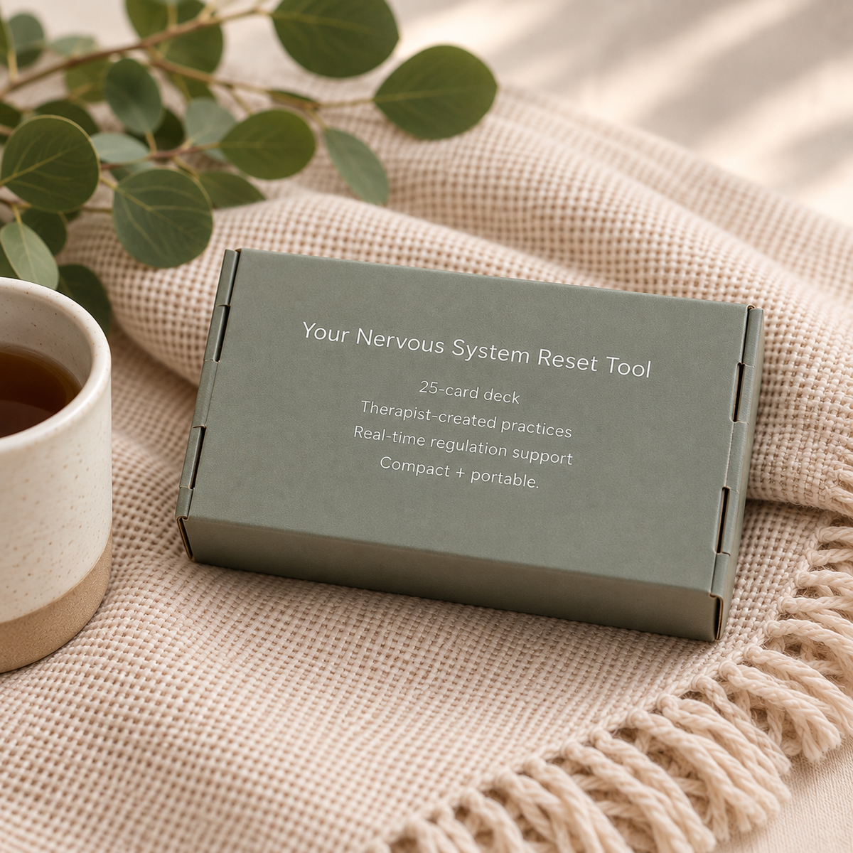 By Design Calm Collection Nervous System Reset Cards for guided regulation practices